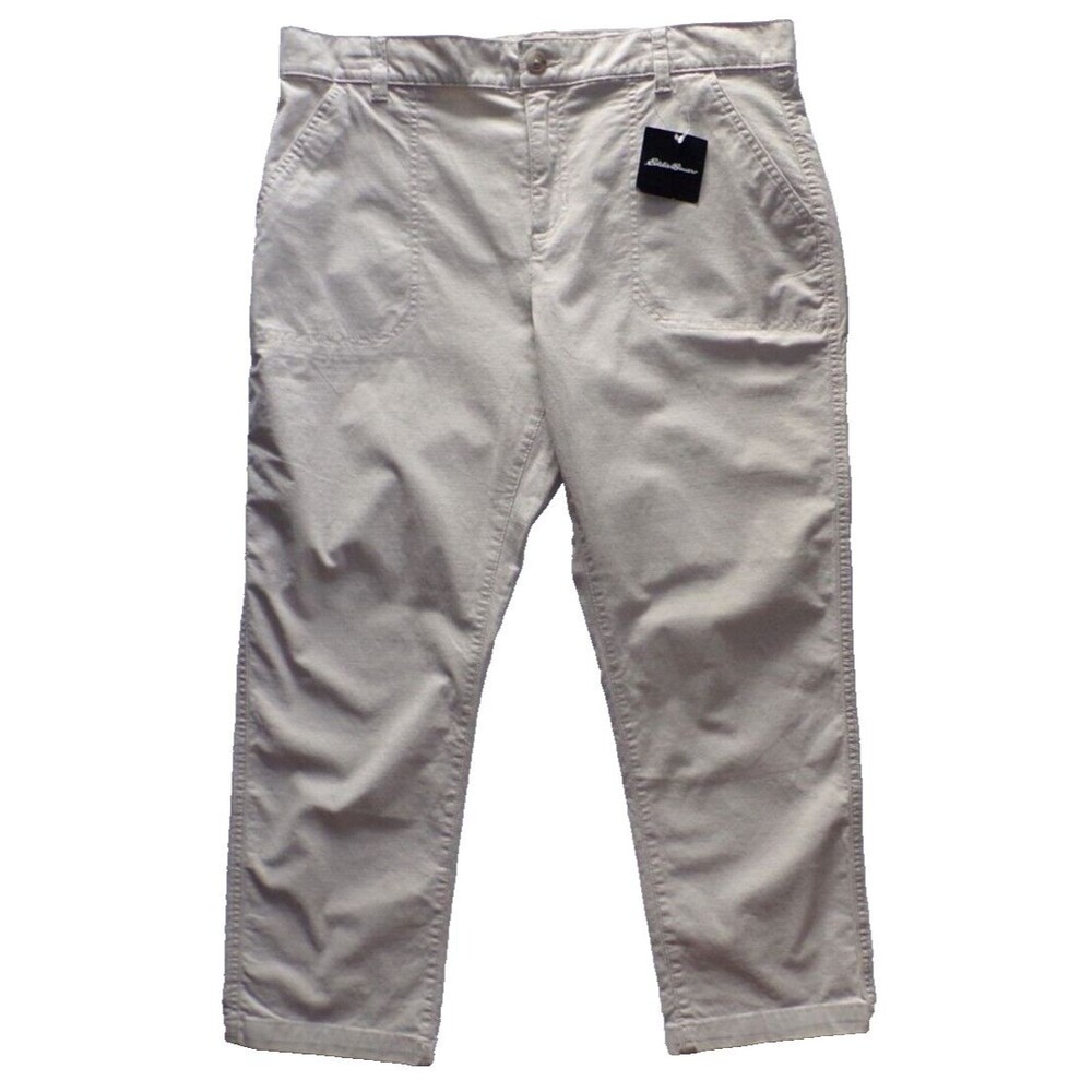 Eddie Bauer Khaki Ankle Pants